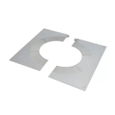 Schiedel 6" (150mm) Internal Diameter ICID Plus Ventilated Fire Stop Plate - Two Piece - Rectangular