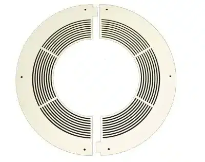 Schiedel 5" (125mm) Internal Diameter ICID Plus Ventilated Round Fire Stop - Two Piece - White