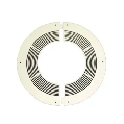 Schiedel 6" (150mm) Internal Diameter ICID Plus Ventilated Round Fire Stop - Two Piece - White