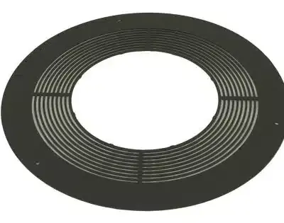 Schiedel 6" (150mm) Internal Diameter ICID Plus Ventilated Round Fire Stop - One Piece - Black