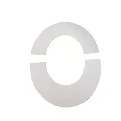 Schiedel 6" (150mm) Internal Diameter ICID Plus 135° Trim Collar Two Piece - White