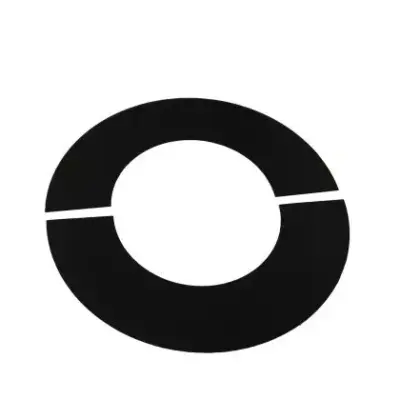 Schiedel 5" (125mm) Internal Diameter ICID Plus 90° Trim Collar Two Piece - Matt Black