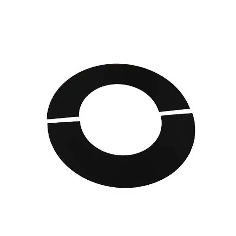 Schiedel 6" (150mm) Internal Diameter ICID Plus 90° Trim Collar Two Piece - Matt Black