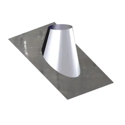 Dinak DW Design 5" (130mm) Stainless Steel Flashing 30/45 Degrees