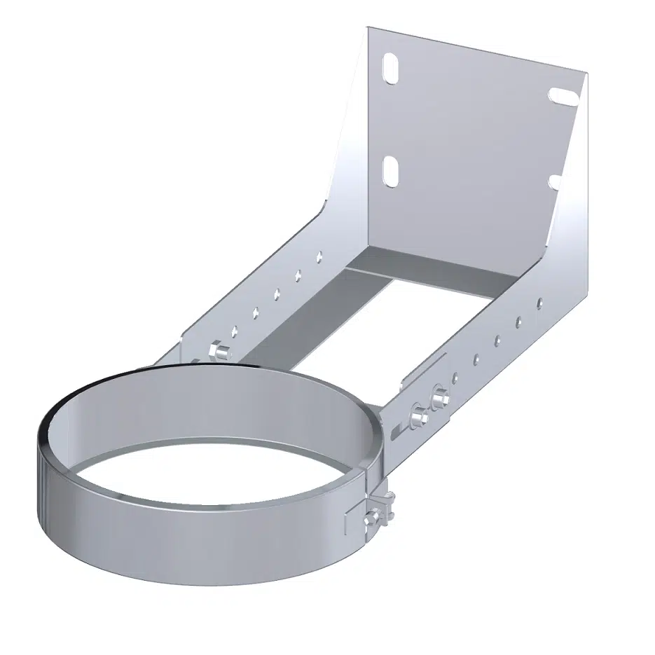 Dinak DW Design 5" (130mm) Stainless Steel Flat Cuttable Wall Support 100-250mm