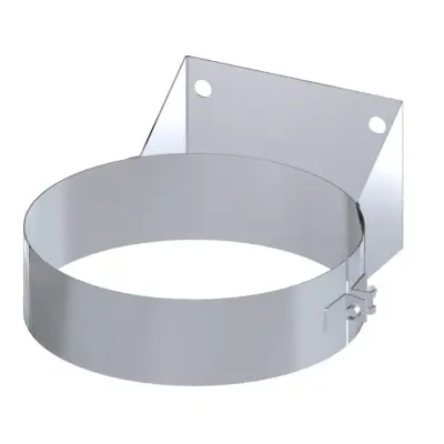 Dinak DW Design 5" (130mm) Stainless Steel Flat Wall Support