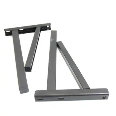Schiedel ICID Plus Pair Of Cantilever Supports Up To 720mm - Matt Black