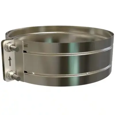 TW Pro Stainless Steel 6" (150mm) Offset locking Band