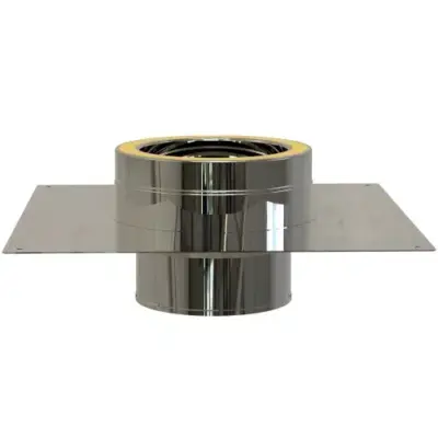 TW Pro Stainless Steel 6" (150mm) Push Fit Chest Mounting Plate