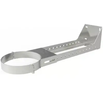 TW Pro Stainless Steel 6" (150mm) Wall Support 210mm To 420mm