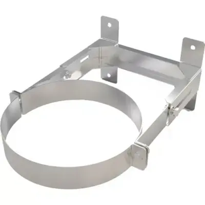 TW Pro Stainless Steel 6" (150mm) Wall Support 80mm To 130mm