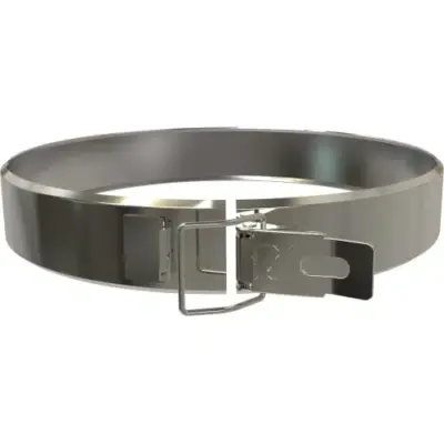 TW Pro Stainless Steel 6" (150mm) locking Band