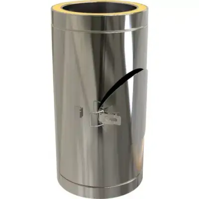 TW Pro Stainless Steel 6" (150mm) Pipe With Door 500mm