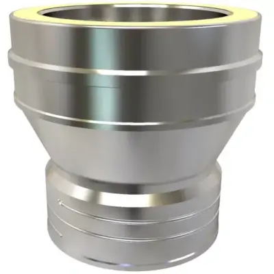 TW Pro Stainless Steel Flex To Twin Wall Adaptor 5" (125mm)