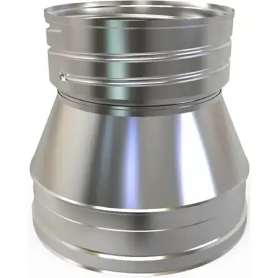 TW Pro Stainless Steel Twin Wall to Flex Adaptor 5" (125mm)