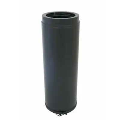 Schiedel 5" (125mm) Internal Diameter High Temperature ICID Plus 293mm Length - Matt Black