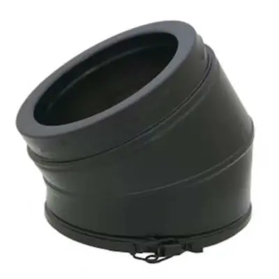 Schiedel 5" (125mm) Internal Diameter ICID Plus 30 Degree Elbow - Matt Black