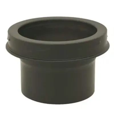 Schiedel 5" (125mm) Internal Diameter ICID Plus Appliance Connector Closed - Matt Black