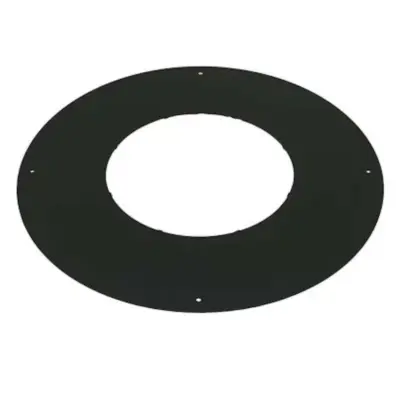 Schiedel 5" (125mm) Internal Diameter ICID Plus Bungalow Round Fire Stop - One Piece - Black