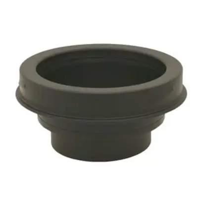 Schiedel 5" (125mm) Internal Diameter ICID Plus Increasing Adaptor From 98mm - Matt Black