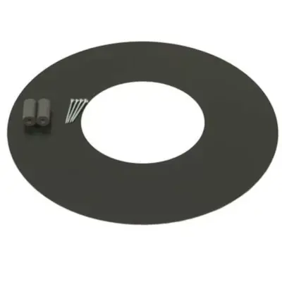 Schiedel 6" (150mm) Internal Diameter ICID Plus Magnetic Cover Ring - Black