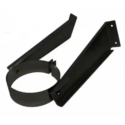 Schiedel 5" (125mm) Internal Diameter ICID Plus Retrofit Wall Support (200-375mm) - Matt Black