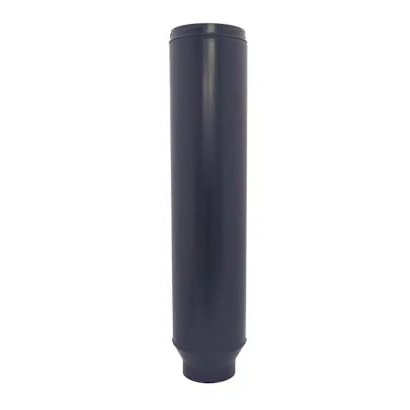 Schiedel 5" (125mm) ICID Plus Starter Pipe - 973mm Long - Matt Black
