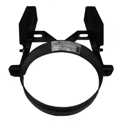 Schiedel 5" (125mm) Internal Diameter ICID Plus Structural Wall Band Extension 176 to 250mm - Matt Black