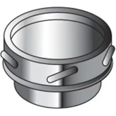 Schiedel 5" (125mm) Internal Diameter ICID Plus Tee Cap - Matt Black