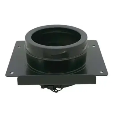 Schiedel 5" (125mm) Internal Diameter ICID Plus Top Plate- Matt Black