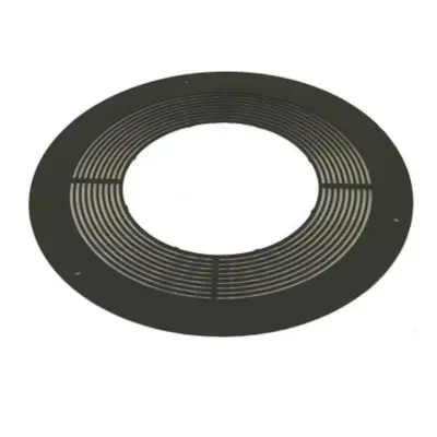 Schiedel 5" (125mm) Internal Diameter ICID Plus Ventilated Round Fire Stop - One Piece - Black