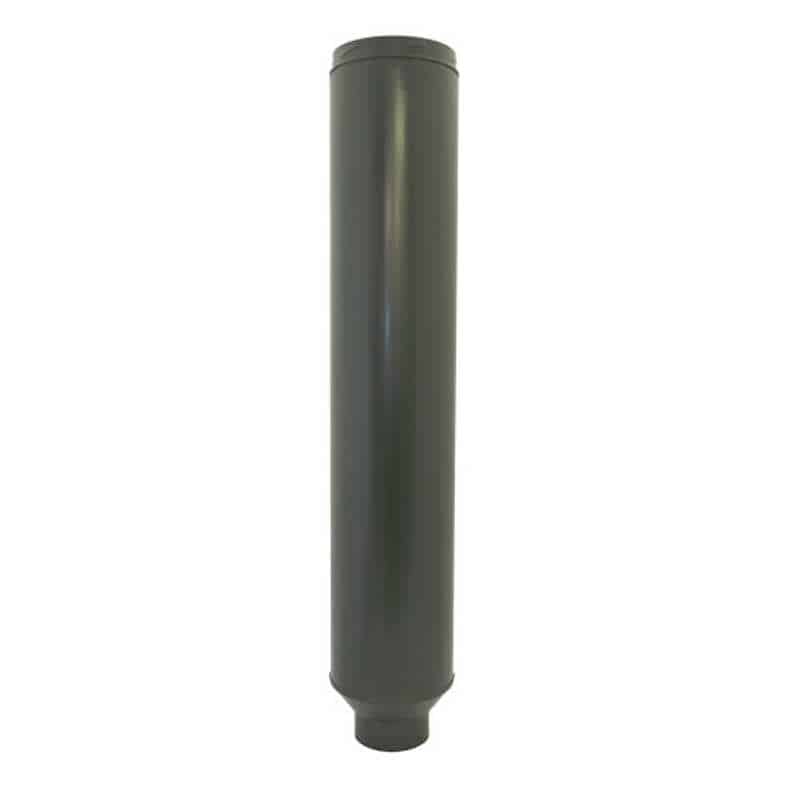Schiedel 6" (150mm) Internal Diameter ICID Plus 125mm-150mm Starter Pipe 1018mm Long - Matt Black