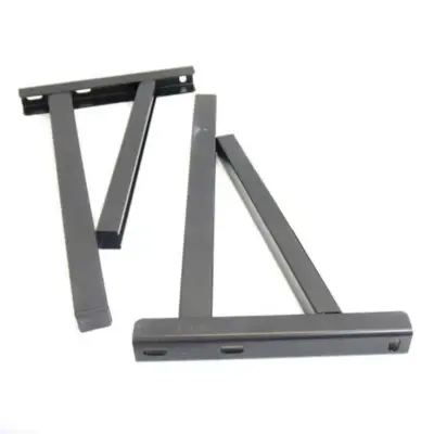 Schiedel ICID Plus Pair Of Cantilever Supports Up To 720mm - Matt Black