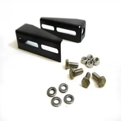 Schiedel ICID Plus Retro Fit Wall Band W1 Extension Arm 130mm - Matt Black