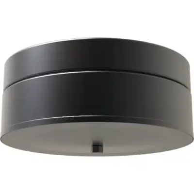 TW Pro Matt Black 6" (150mm) Tee Cap With Drain