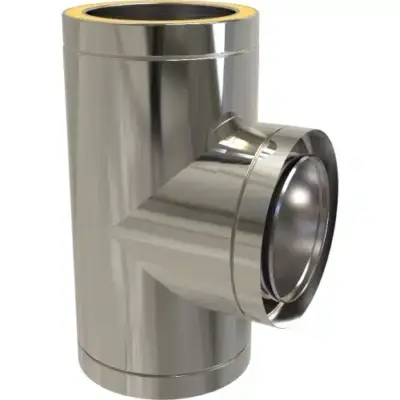 TW Pro Stainless Steel 5" (125mm) 90 Degree Tee