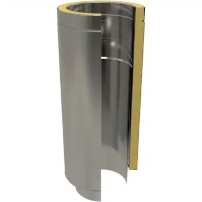 TW Pro Stainless Steel 5" (125mm) Connecting Pipe Starter Length 500mm