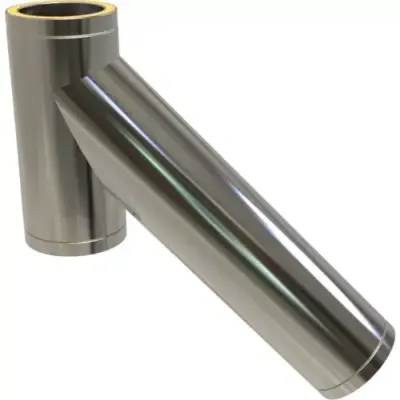 TW Pro Stainless Steel 5" (125mm) Long 135 Degree Tee