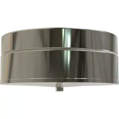 TW Pro Stainless Steel 5" (125mm) Tee Cap With Drain