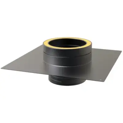 TW Pro Matt Black 6" (150mm) Chest Mounting Plate