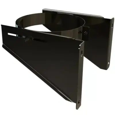 TW Pro Matt Black 6" (150mm) Retro Fit Base Support