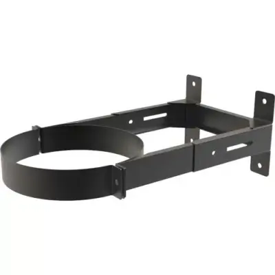 TTW Pro Matt Black 6" (150mm) Wall Support 130mm To 210mm