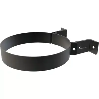 TW Pro Matt Black 6" (150mm) Wall Support 50mm To 80mm