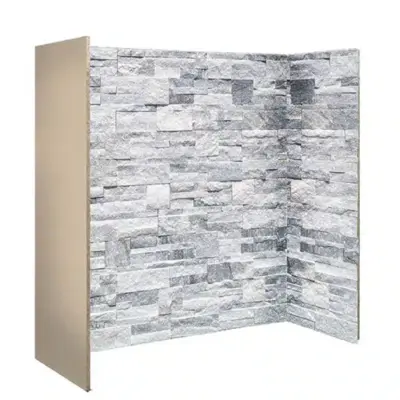 Ecostove Silver White Block Slate Chamber Set