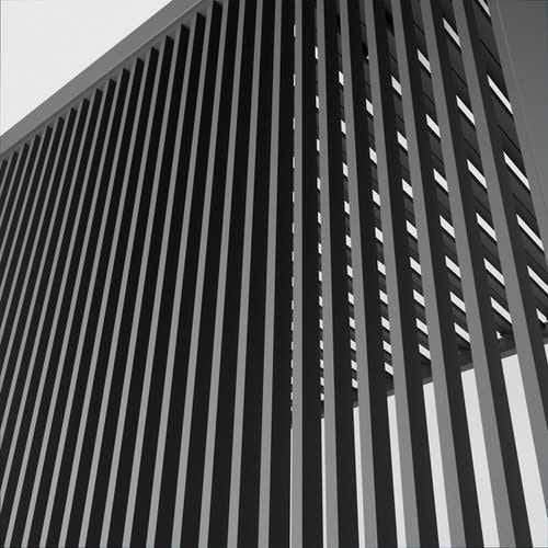 Nova - 1.2m Vertical Louvre Side Wall Panel - Grey - Image 2