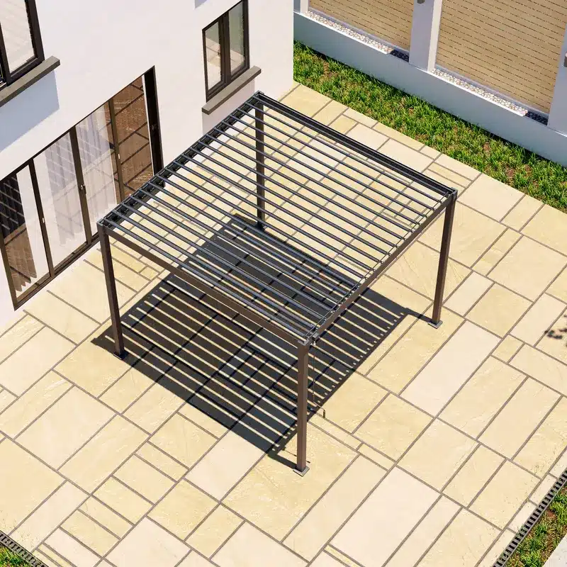 Nova - Luna Pergola - 3m x 3m Square - Grey - Image 2