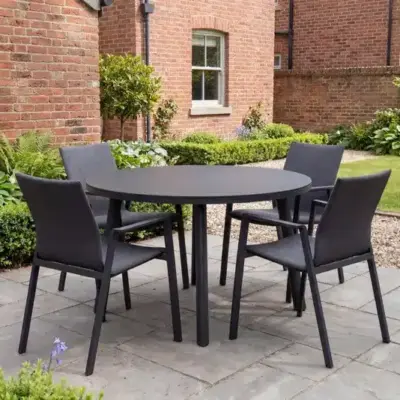 Nova - Phoenix 4 Seat Dining Set - 1.2m Round Table