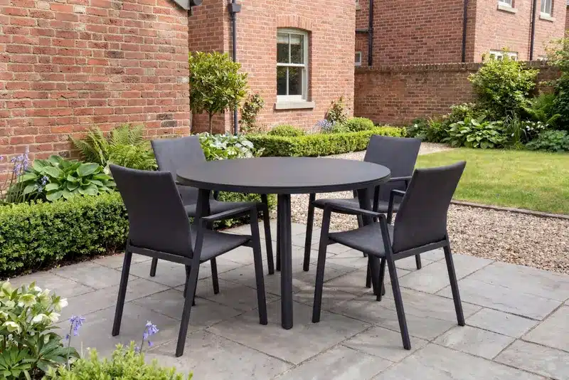 Nova - Phoenix 4 Seat Dining Set - 1.2m Round Table