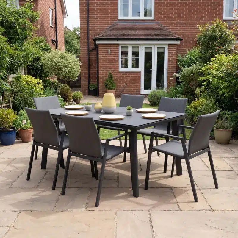 Nova - Phoenix 6 Seat Dining Set - 1.5m x 1.0m Rectangular Table