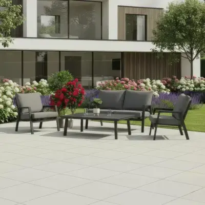 Nova - Zara 2 Seater Sofa Lounging Set with Rectangular Coffee Table